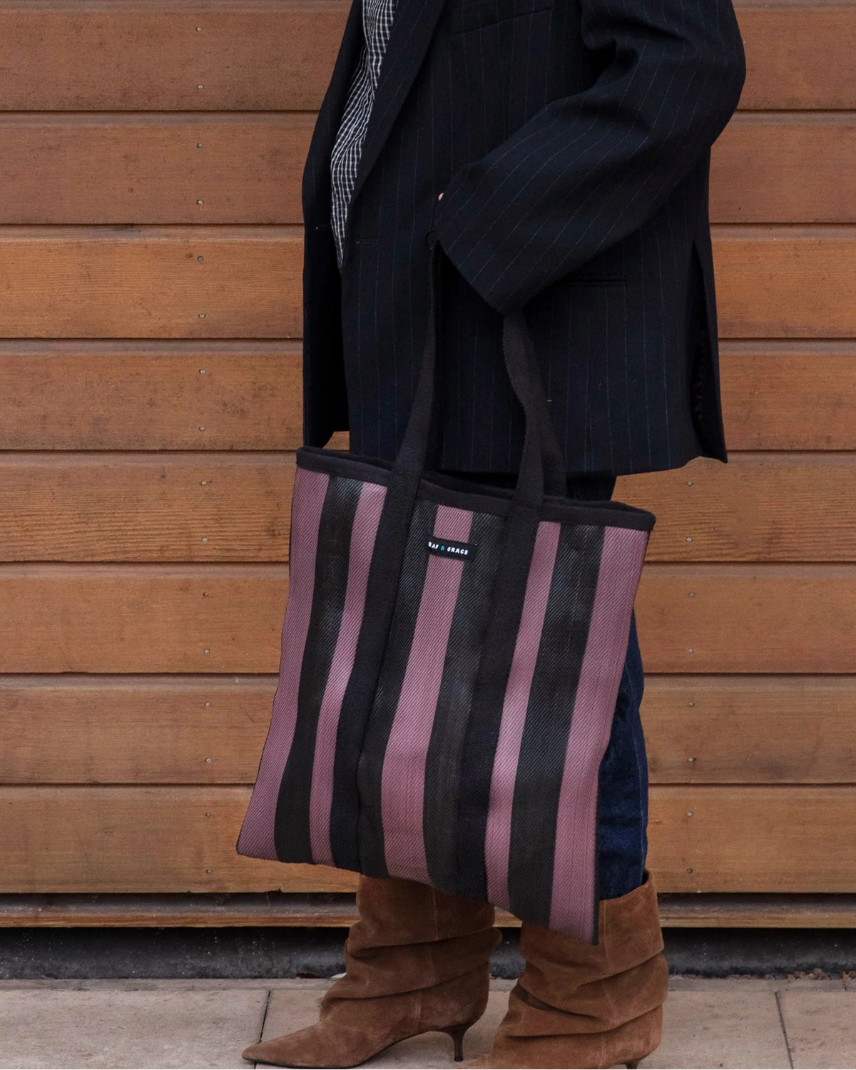 Raf & Grace Tote Bag Brown/Black