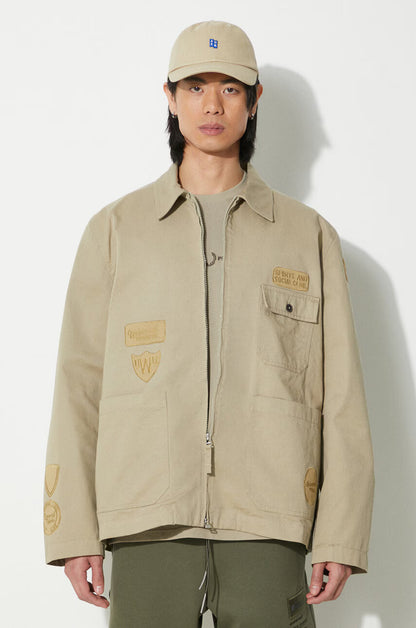 Universal Works Gower Jacket Embroidered