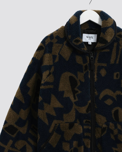 Wax London Tate Shapes Fleece - Blue