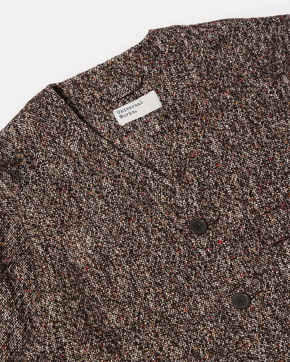 Universal Works Cabin Jacket Sedona Tweed Brown
