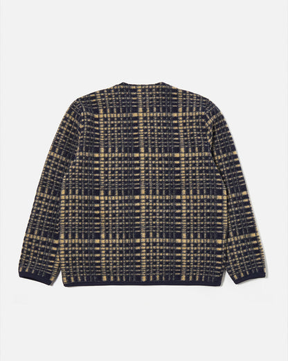 Universal Works Cardigan Telepass Fleece Navy