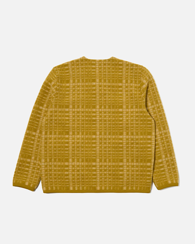 Universal Works Cardigan Telepass Fleece Yellow