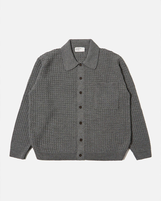 Universal Works Charlie Cardigan Textured Merino