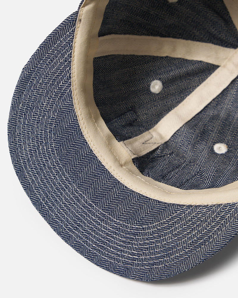 Universal Works Mechanics Hat Denim Herringbone Indigo