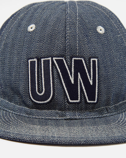 Universal Works Mechanics Hat Denim Herringbone Indigo