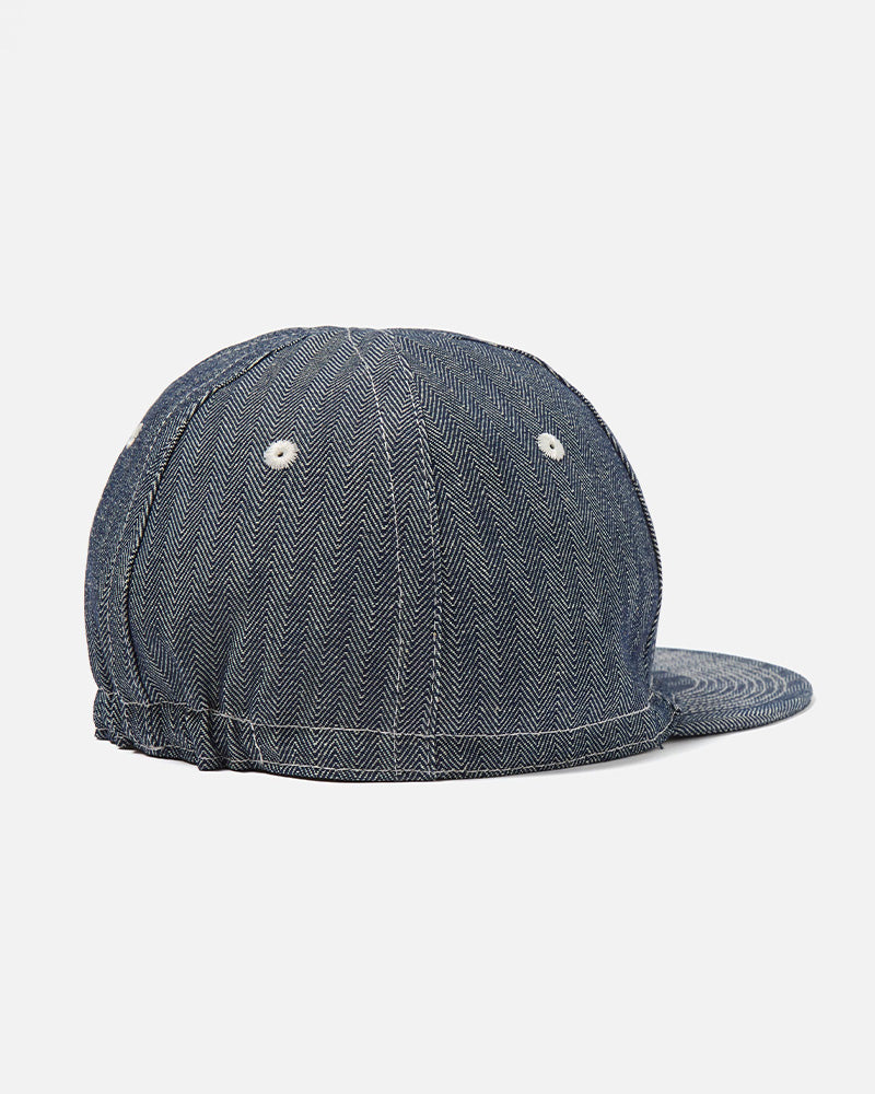 Universal Works Mechanics Hat Denim Herringbone Indigo