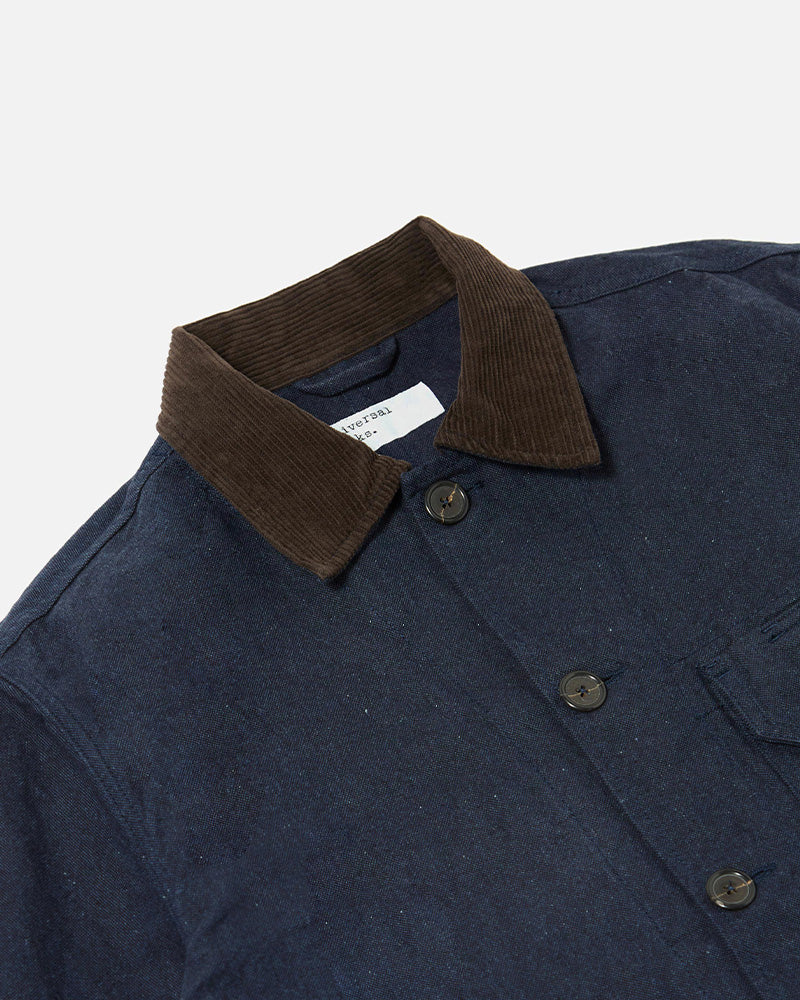 Universal Works Utility Jacket Offline Denim Indigo
