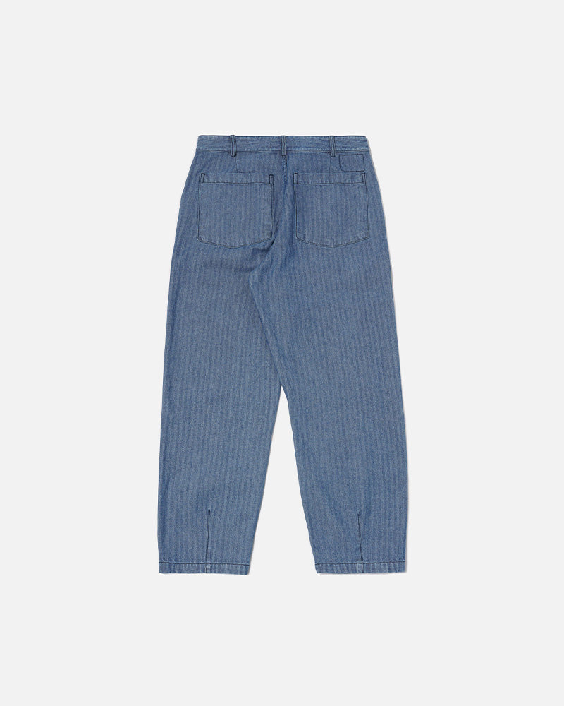 Universal Works Utility Pant Denim Herringbone Indigo
