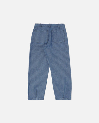 Universal Works Utility Pant Denim Herringbone Indigo