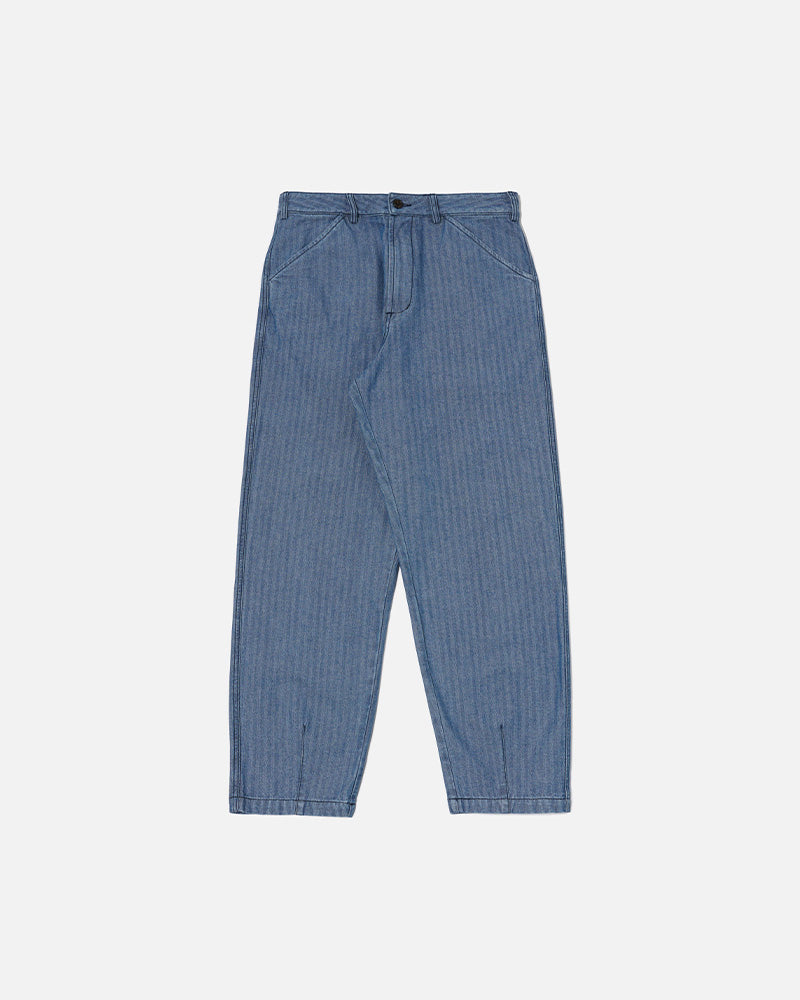 Universal Works Utility Pant Denim Herringbone Indigo