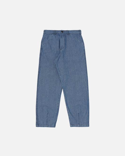 Universal Works Utility Pant Denim Herringbone Indigo
