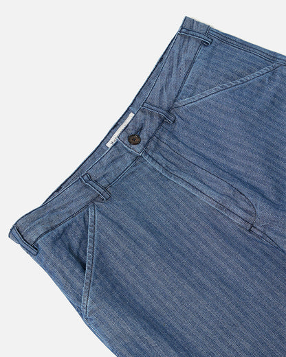 Universal Works Utility Pant Denim Herringbone Indigo