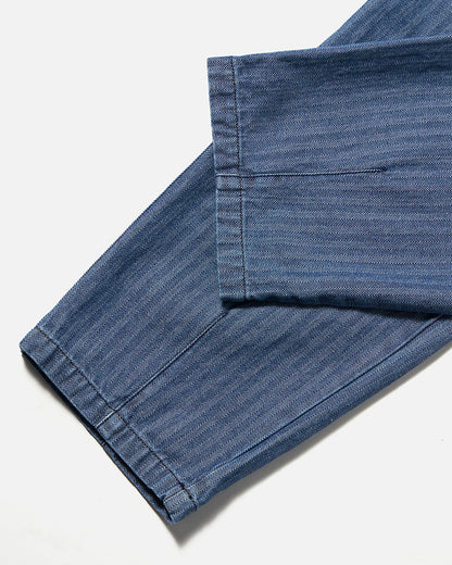 Universal Works Utility Pant Denim Herringbone Indigo