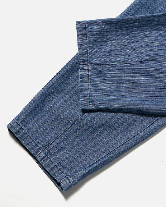Universal Works Utility Pant Denim Herringbone Indigo