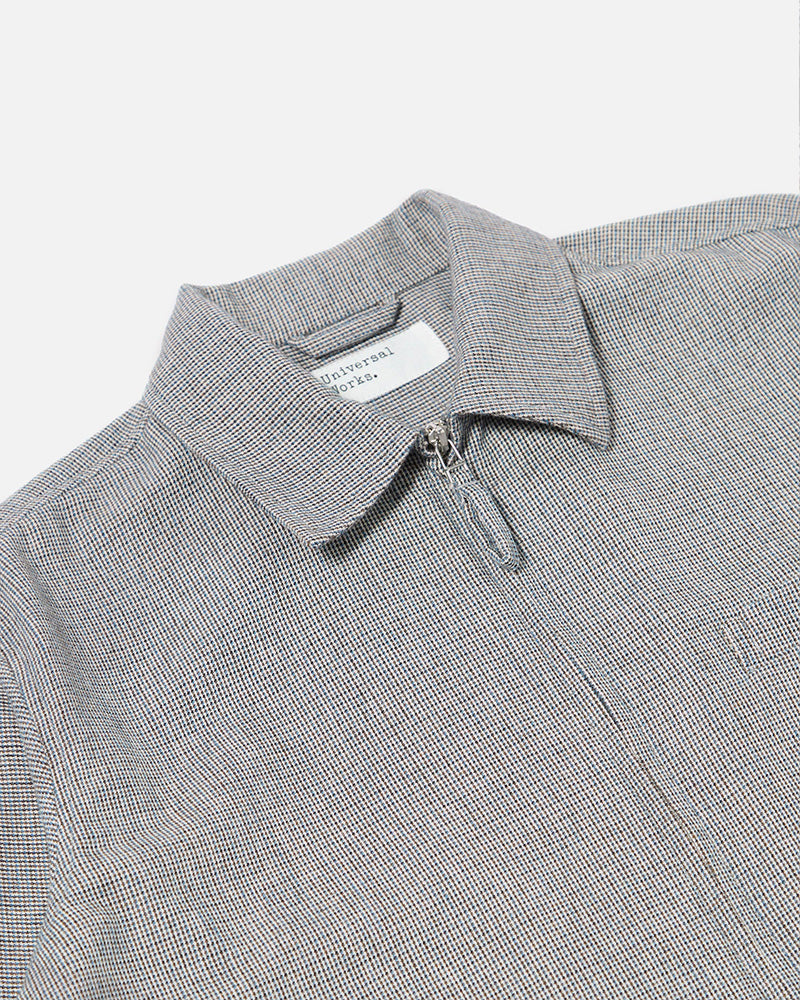 Universal Works Windcheater Leon Tweed Grey