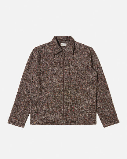Universal Works Zip Shirt Sedona Tweed Brown