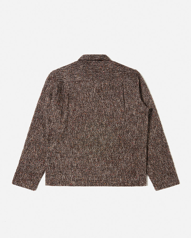 Universal Works Zip Shirt Sedona Tweed Brown