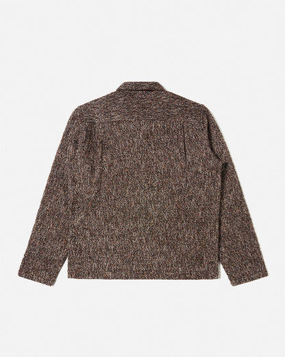 Universal Works Zip Shirt Sedona Tweed Brown