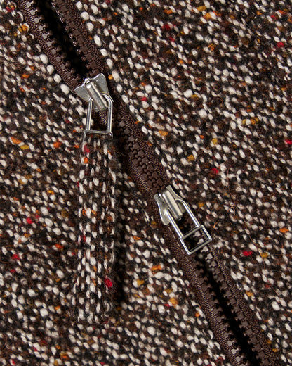 Universal Works Zip Shirt Sedona Tweed Brown