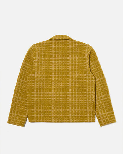 Universal Works Zip Uniform Jacket Telepass Fleece Yellow