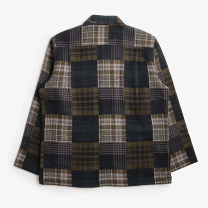 Universal Works Dockside Jacket Japanese Patchwork Brown