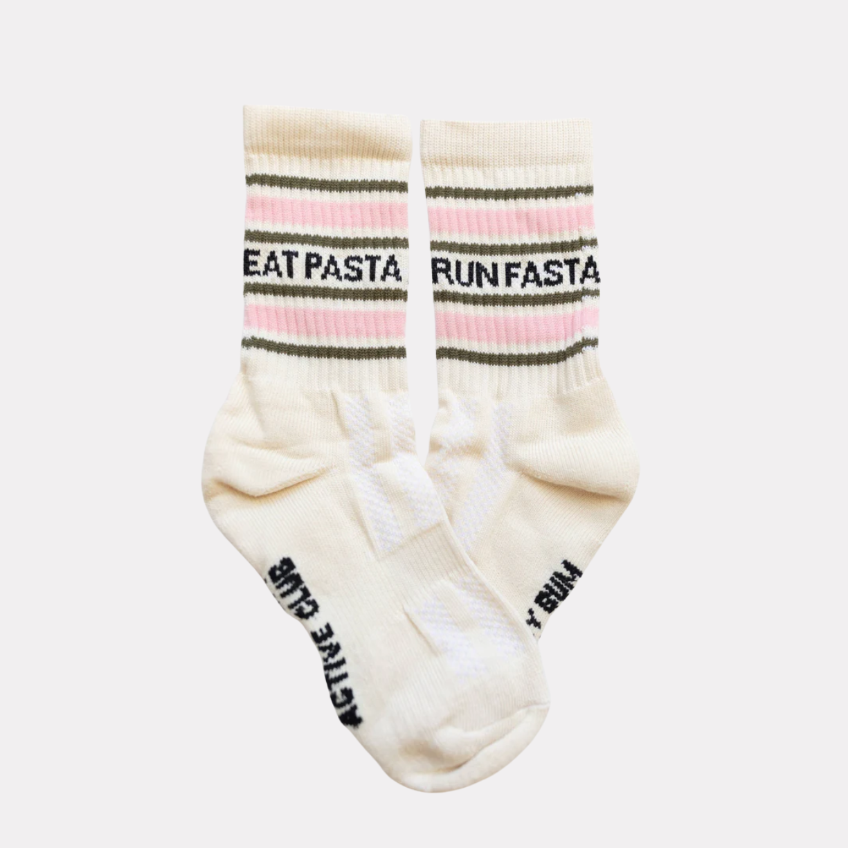 'Eat Pasta Run Fasta' Socks