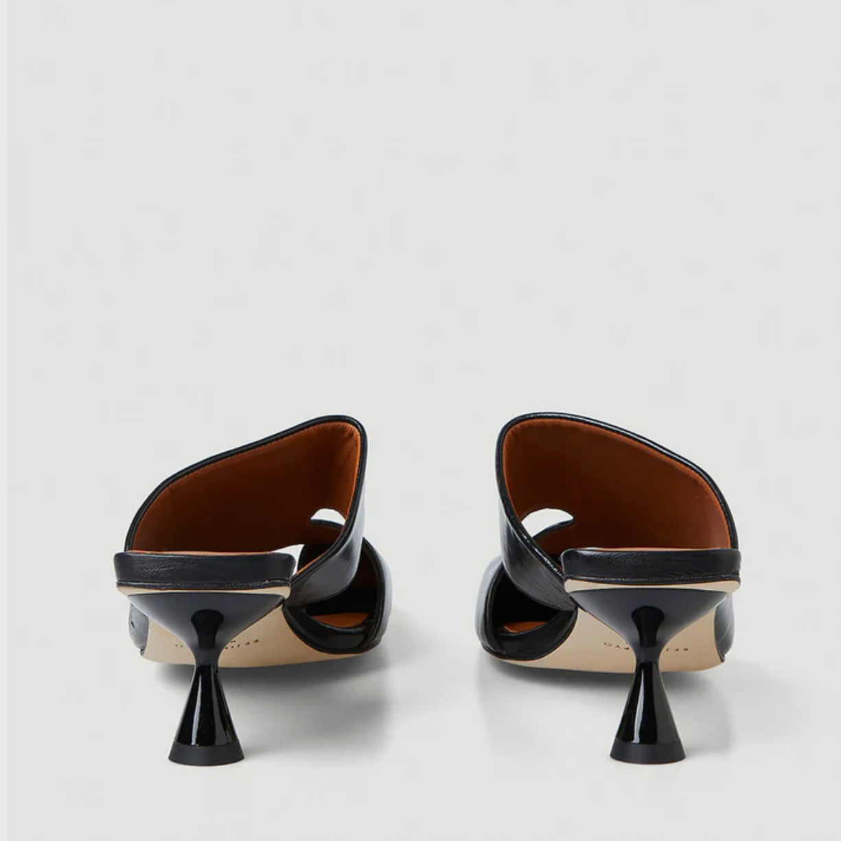 Ida Sandal Liquid Black