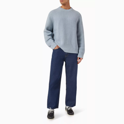 Wilde Blue Waffle Knit Jumper