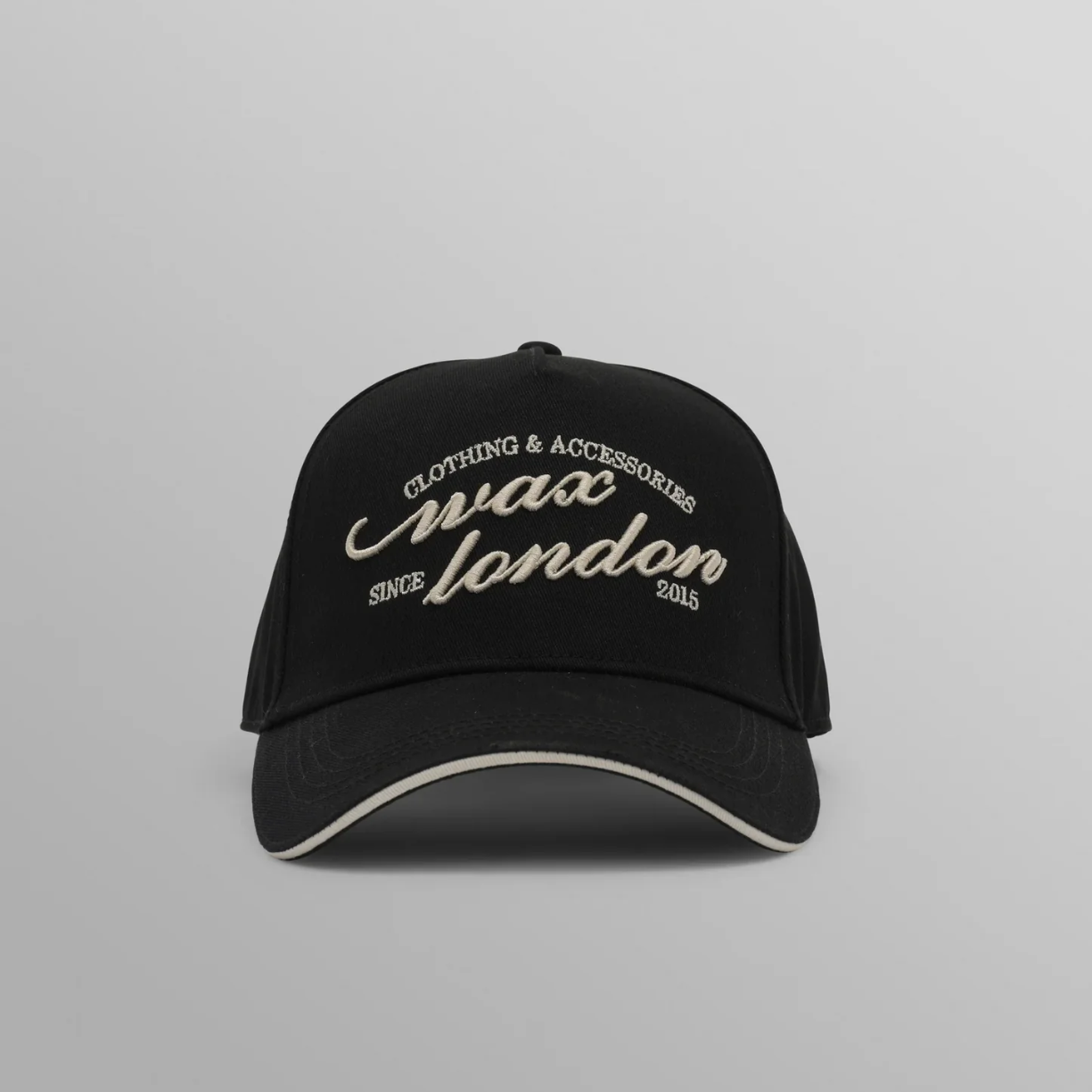 Dale Black Script Trucker Cap