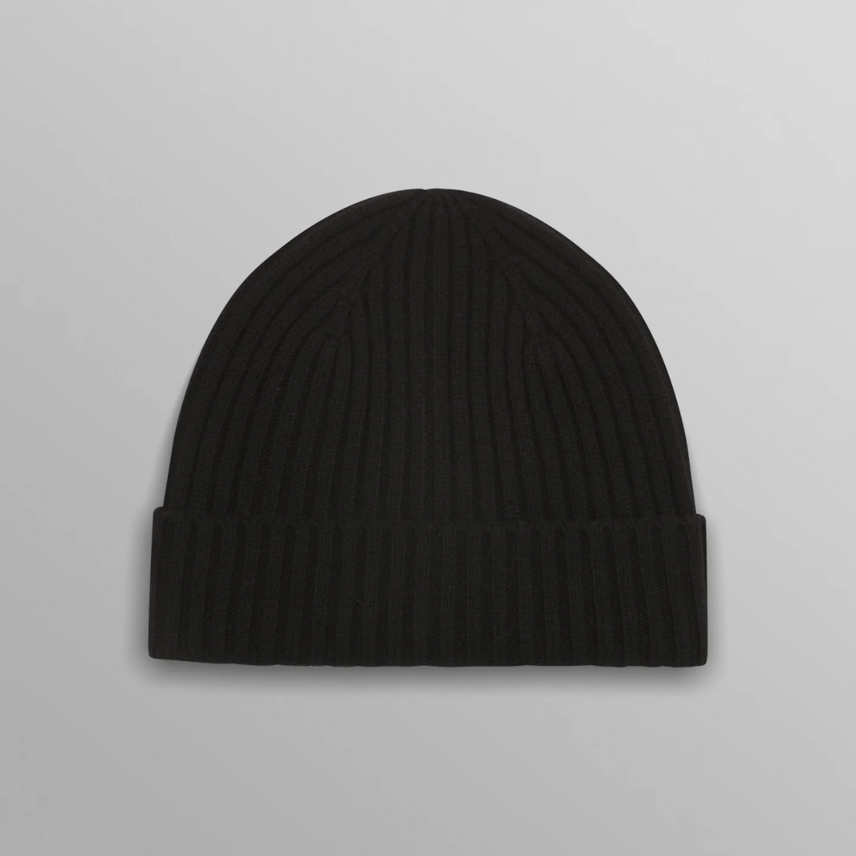 Belvoir Black Fisherman Beanie