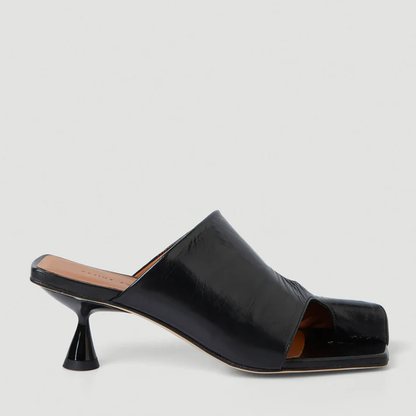 Ida Sandal Liquid Black