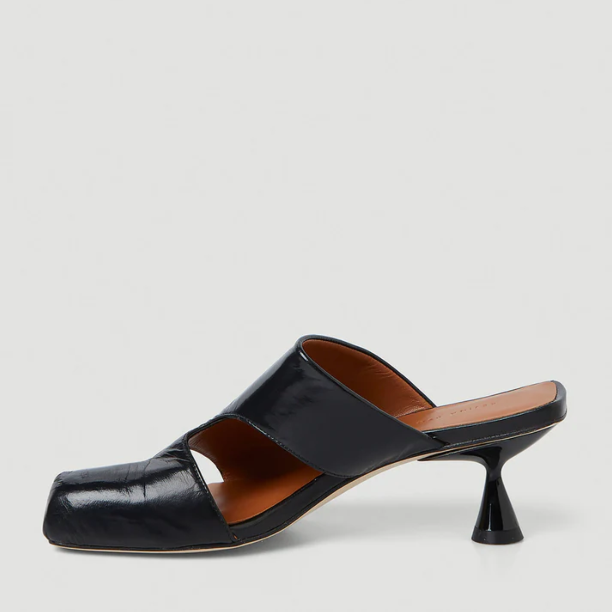 Ida Sandal Liquid Black