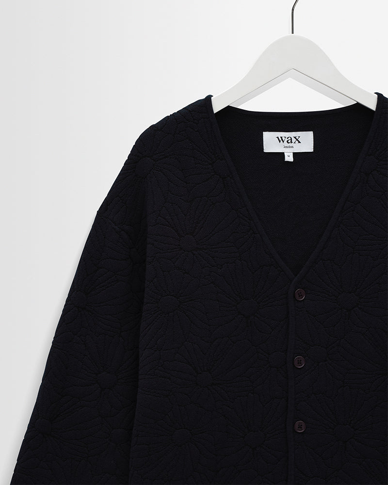 Wax London Alban Cardigan - Navy