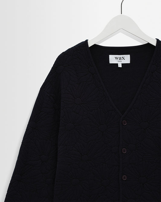 Wax London Alban Cardigan - Navy