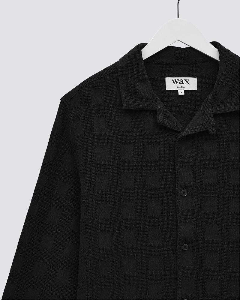 Wax London Corey Ls Shirt - Black