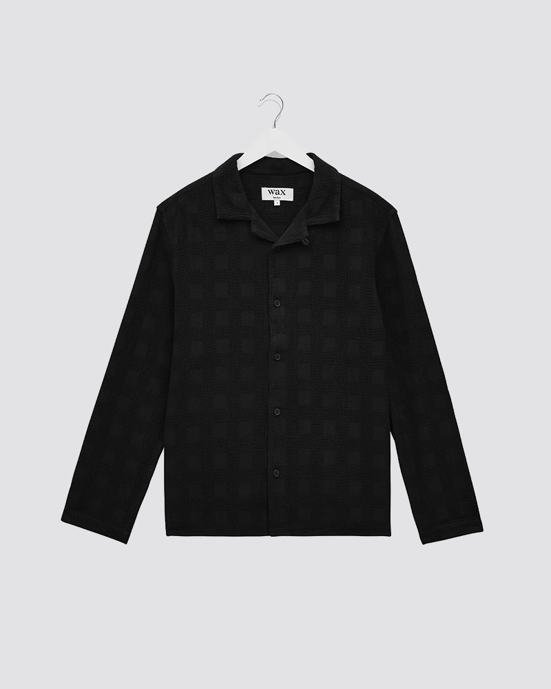Wax London Corey Ls Shirt - Black