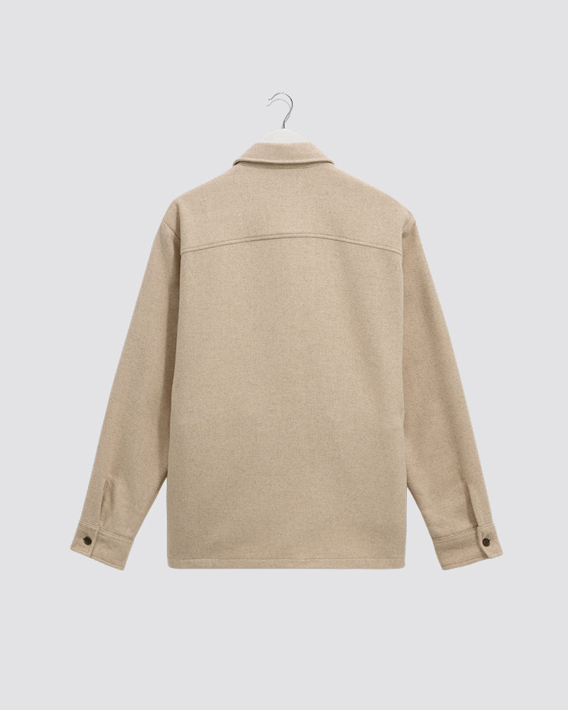 Wax London Lomond Overshirt - Ecru