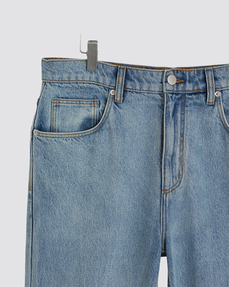 Wax London Russell Straight Fit Jean - Blue
