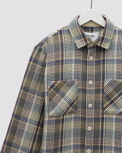 Wax London Whiting Overshirt - Ecru