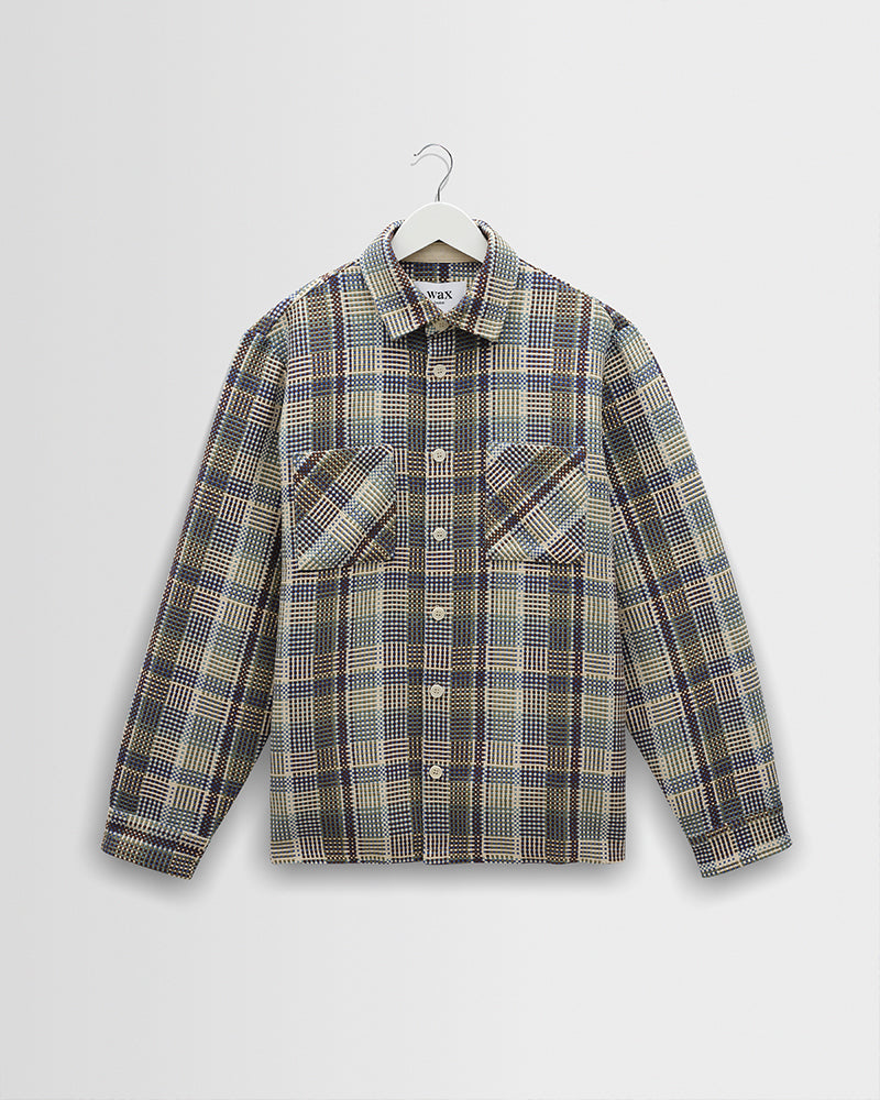 Wax London Whiting Overshirt - Ecru