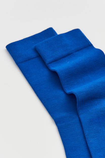 Strong Blue Bamboo Socks