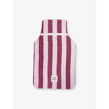 Hot Water Bottle Cover - Pink Stripe