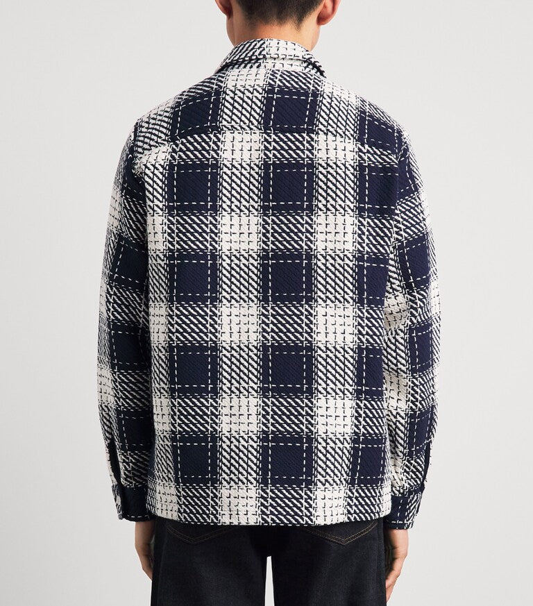 Whiting Overshirt Beatnik Black & Navy