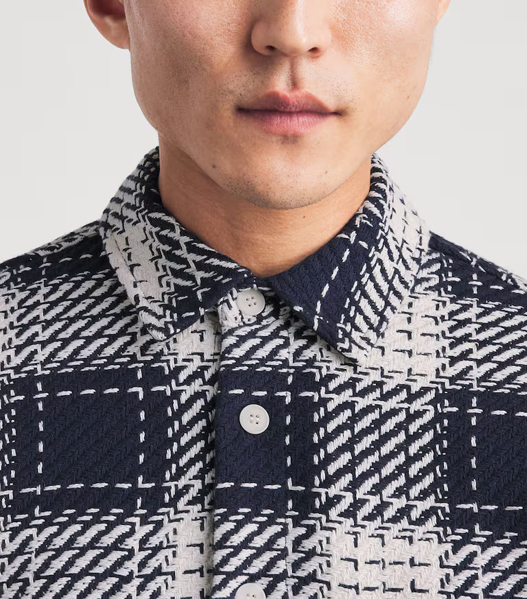 Whiting Overshirt Beatnik Black & Navy