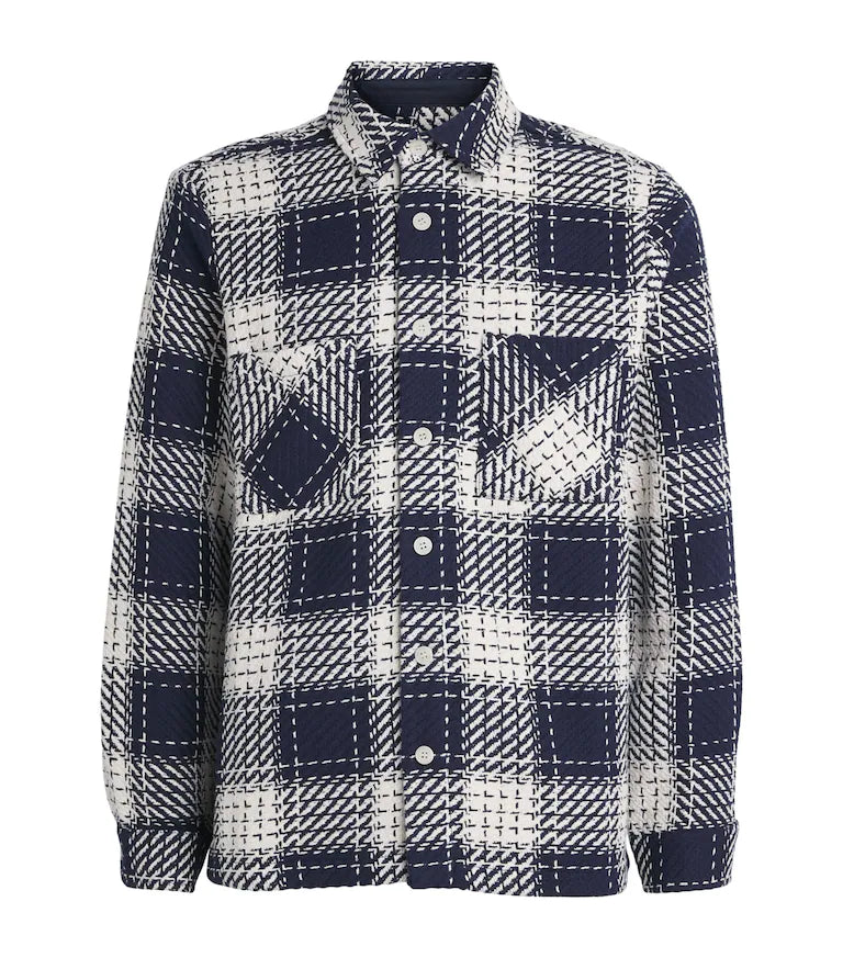 Whiting Overshirt Beatnik Black & Navy