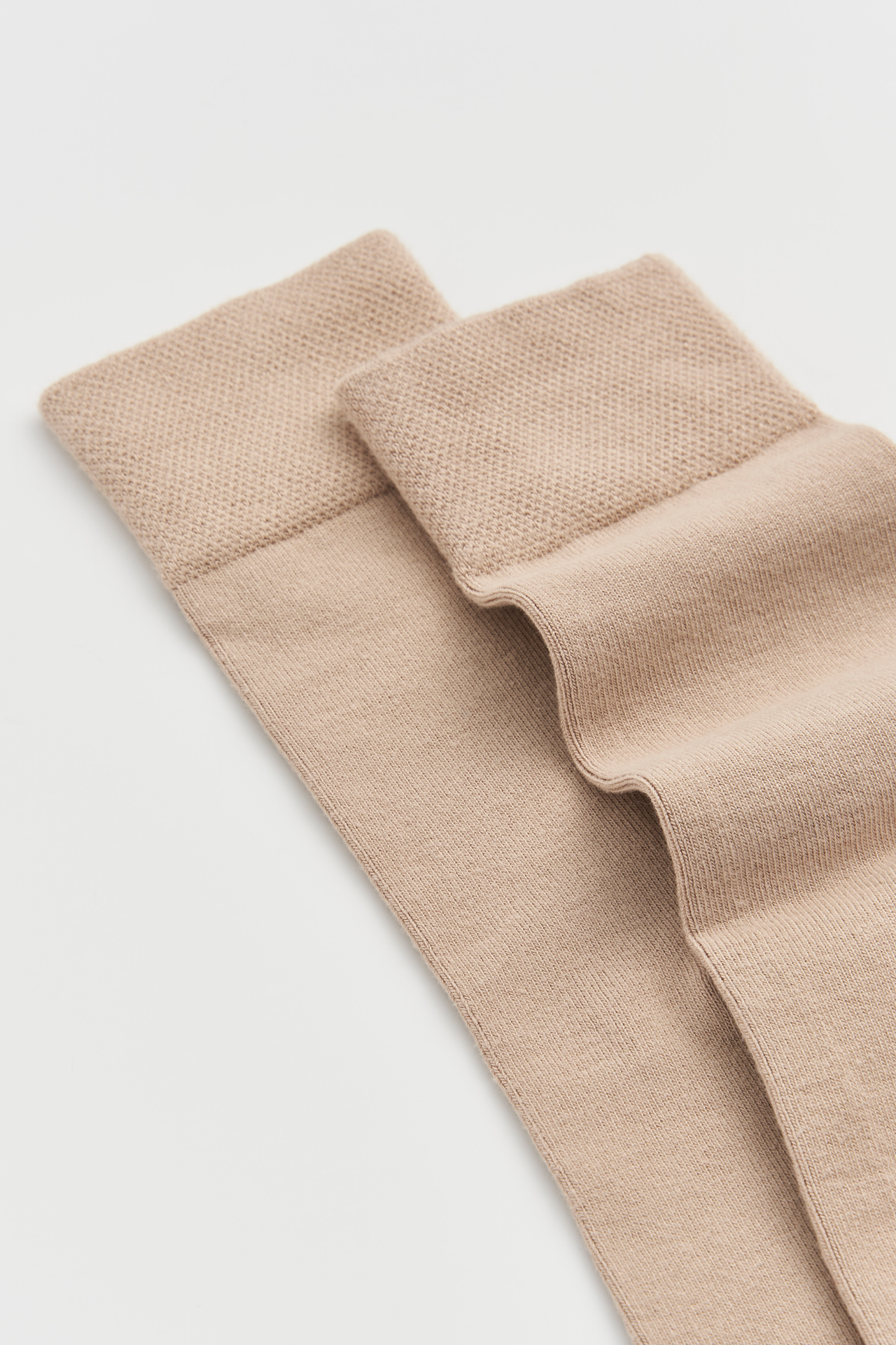 Milky Tea Beige Bamboo Socks