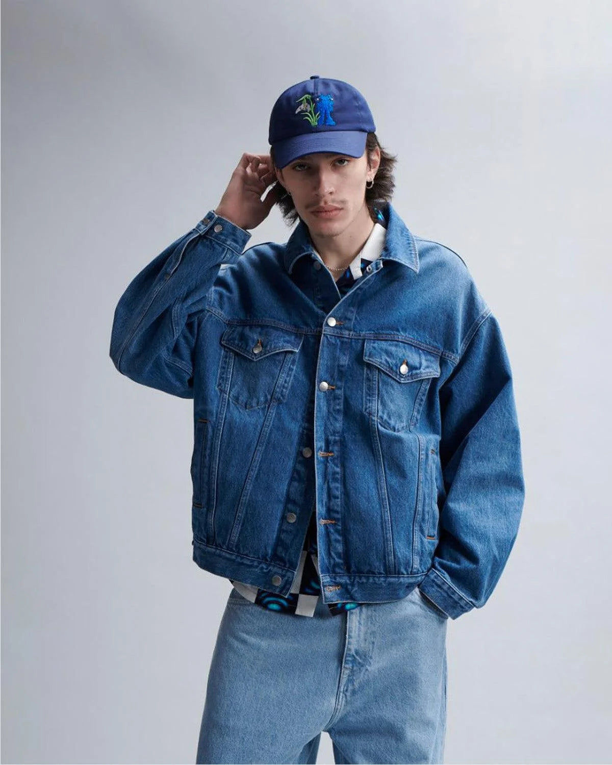 Edwin EU-Trucker Jacket in Blue