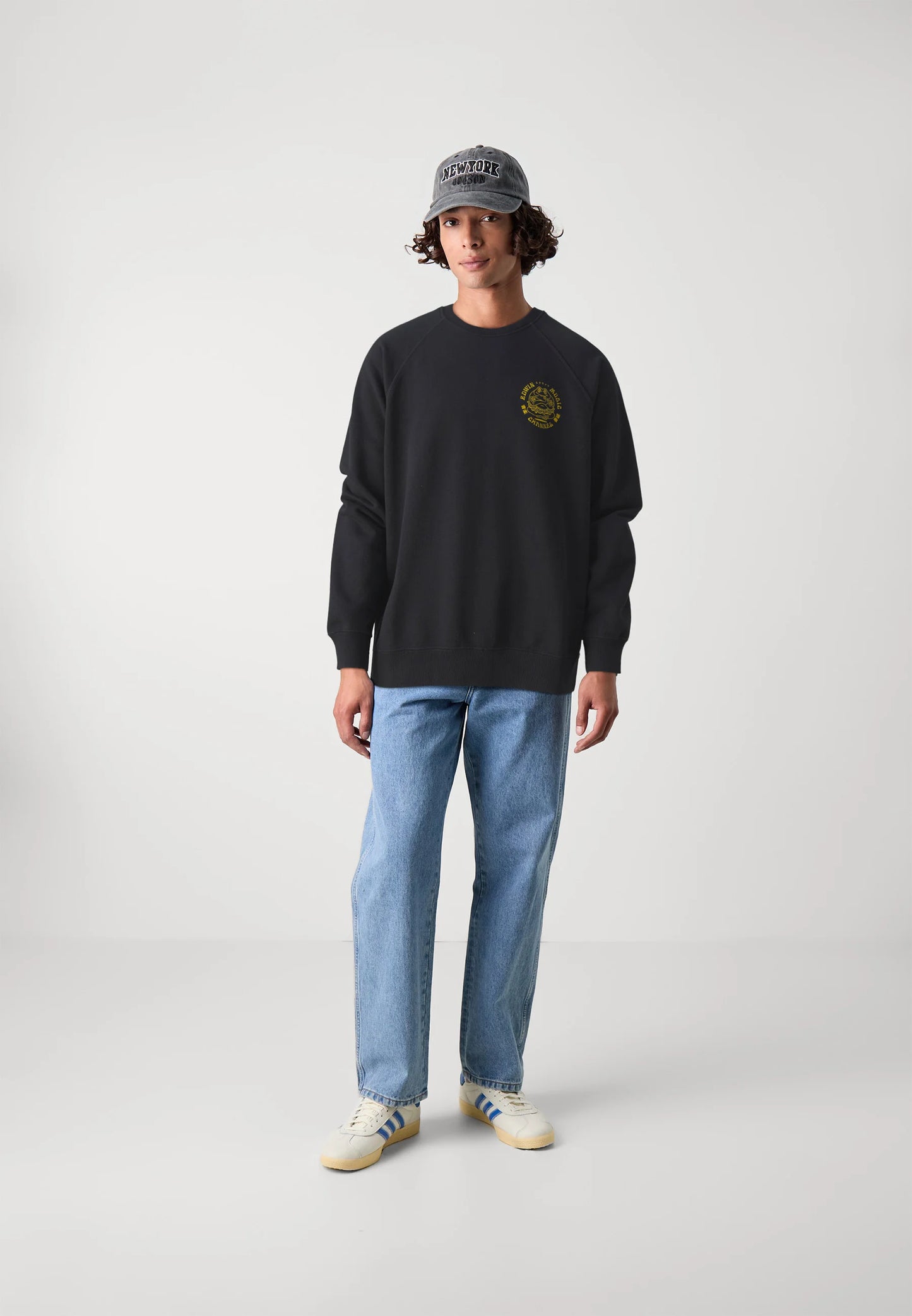 Edwin Music Channel Sweatshirt in Black