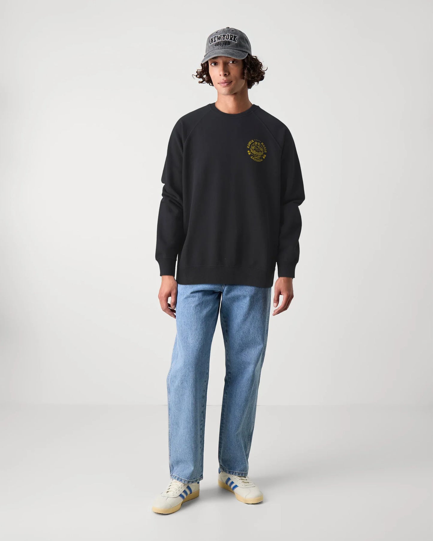 Edwin Music Channel Sweatshirt in Black