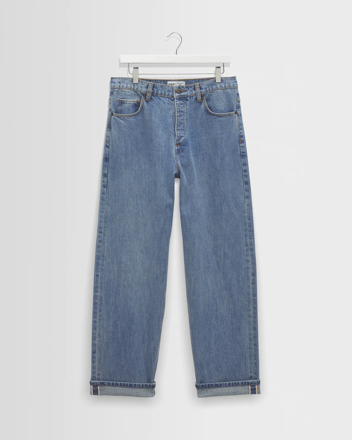 Wax London Felix Blue Loose Fit Denim Jeans